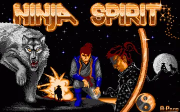 Ninja Spirit screen shot title